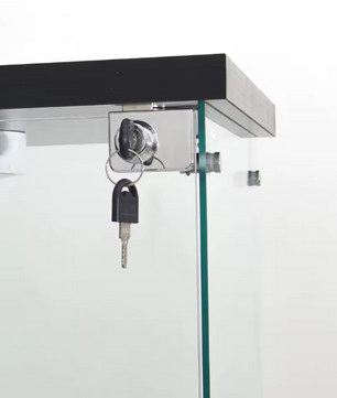 Moderne Glazen Vitrinekast – 4-Laags Kast met Deur