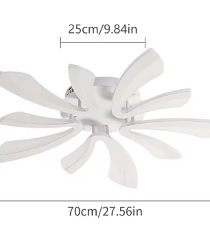 Moderne LED Plafondlamp – 50W V-Vormige 5-Kops Verlichting