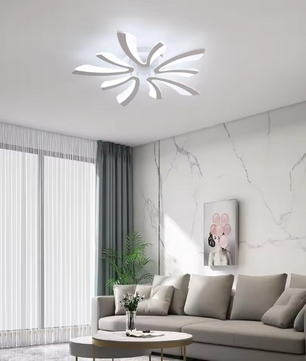 Moderne LED Plafondlamp – 50W V-Vormige 5-Kops Verlichting