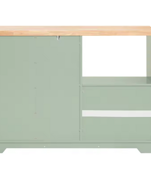 Buffetdressoir met Glazen Deuren – Keukenkast en Halkast voor Opbergen