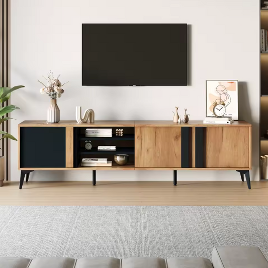 Bruin Lowboard TV-Meubel – 180 cm voor TV’s tot 80 inch