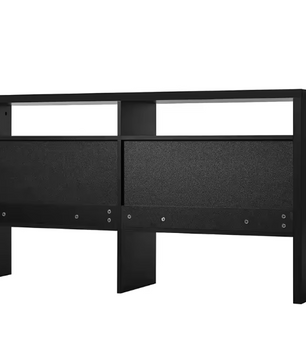 Dressoir met 4 Deuren en 2 Open Vakken – Modern Opbergmeubel 140×35×75 cm