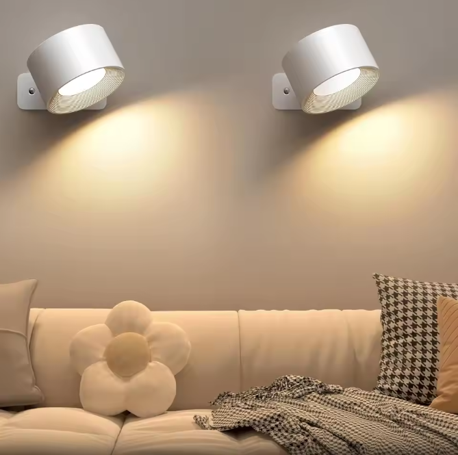 Magnetische LED Wandlamp – Oplaadbaar met USB & 3 Lichtkleuren