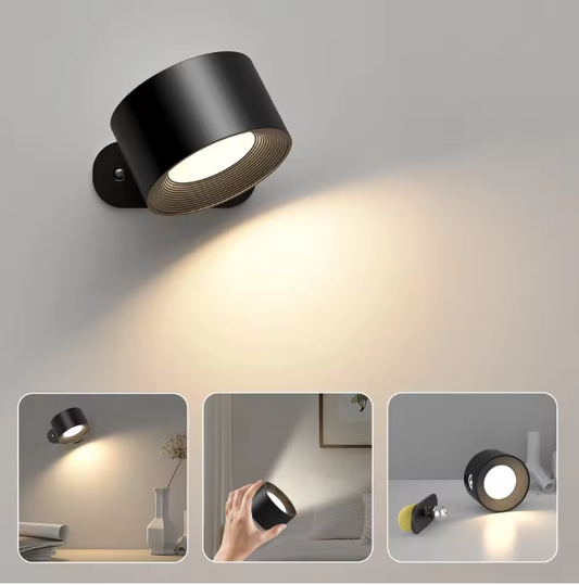 Magnetische LED Wandlamp – Oplaadbaar met USB & 3 Lichtkleuren