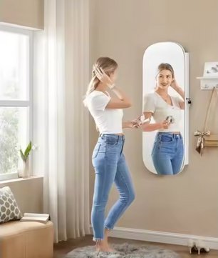 Sieradenkast met Spiegel – Wandmodel met LED-Verlichting