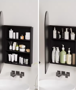 LED Badkamer Spiegelkast – Anti-condens, 3 Lagen en Verstelbare Planken