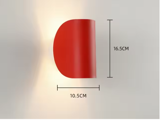 Nordic Wandlamp – Creatieve LED Verlichting voor Slaapkamer, Woonkamer & Nachtkastje