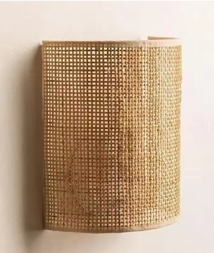 Rotan Wandlamp – Bohemian Sfeerverlichting voor Woonkamer & Slaapkamer
