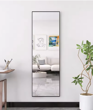 Volledige Lengte Spiegel 165×60 cm – Modern Aluminium Frame