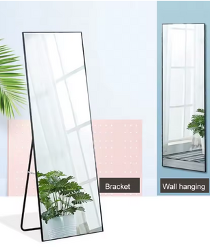 Volledige Lengte Spiegel 162 cm – Staand, Kantelbaar en Wandmontage