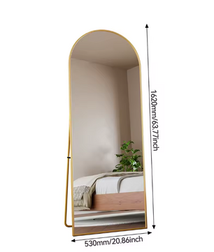 Volledige Lengte Spiegel 162 cm – Staand, Kantelbaar en Wandmontage