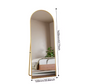 Volledige Lengte Spiegel 162 cm – Staand, Kantelbaar en Wandmontage
