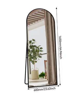 Volledige Lengte Spiegel 162 cm – Staand, Kantelbaar en Wandmontage
