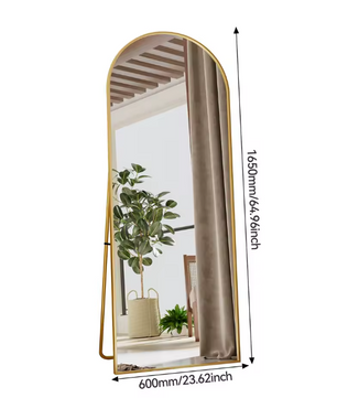 Volledige Lengte Spiegel 162 cm – Staand, Kantelbaar en Wandmontage