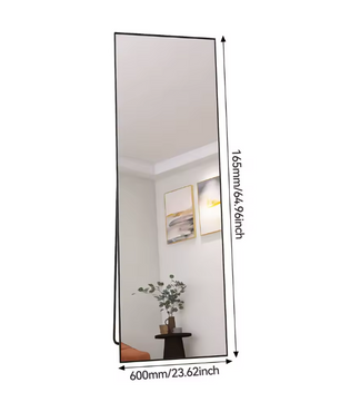 Volledige Lengte Spiegel 162 cm – Staand, Kantelbaar en Wandmontage