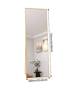 Volledige Lengte Spiegel 162 cm – Staand, Kantelbaar en Wandmontage