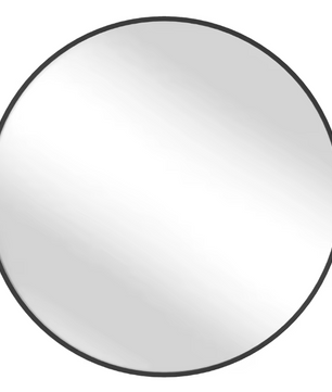 Ronde Wandspiegel 61 cm – Metalen Frame en Heldere Reflectie