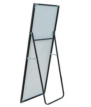 Volledige Lengte Spiegel 180×80 cm – Zwart Aluminium Frame