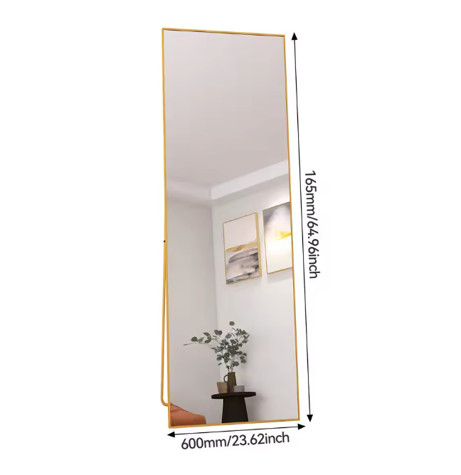 Volledige Lengte Spiegel 165×60 cm – Staand, Hangend en Kantelbaar