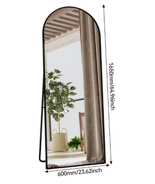 Volledige Lengte Spiegel 165×60 cm – Staand, Hangend en Kantelbaar