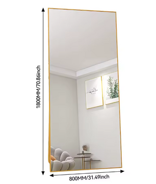Volledige Lengte Spiegel 180×80 cm – Staand, Hangend en Kantelbaar