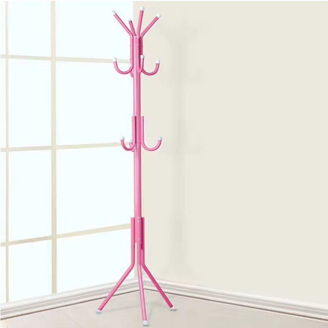 Vrijstaande Kapstok met 10 Haken – Metalen Boomstandaard voor Jassen en Hoeden