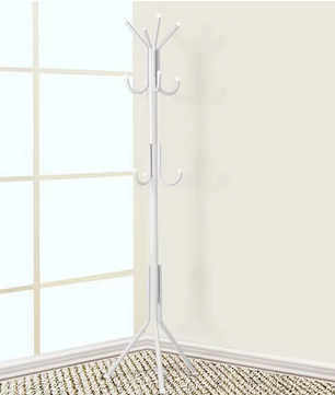 Vrijstaande Kapstok met 10 Haken – Metalen Boomstandaard voor Jassen en Hoeden