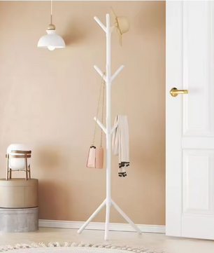 Vrijstaande Kapstok met Boomtak-Design – Kunststof en Metaal
