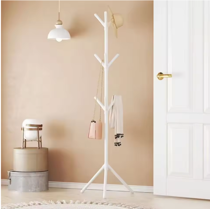 Vrijstaande Kapstok met Boomtak-Design – Kunststof en Metaal