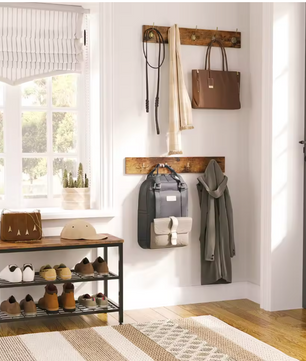 Kapstok met Schoenenbank – 9 Haken, Opbergrek en Stabiel Metaalframe