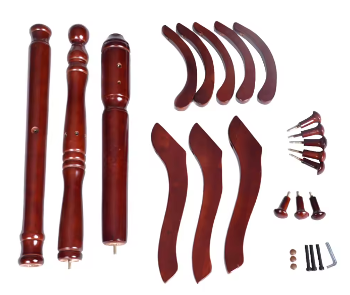 Massief Berkenhouten Kapstok – Vrijstaand met Stabiele Statiefbasis