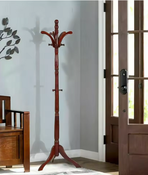 Houten Vintage Kapstok – Vrijstaande Boomkapstok voor Hal en Slaapkamer