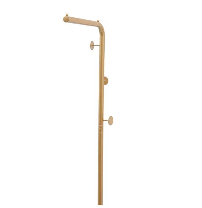 L-Vormige Vrijstaande Kapstok – Stevige Basis en Grote Capaciteit