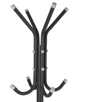 Metalen Kapstok met 10 Haken – Vrijstaande Boomstandaard voor Hoeden en Jassen