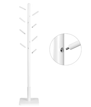 Massief Houten Kapstok – Vrijstaande Boomstandaard met 8 Haken