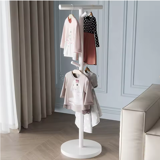 Vrijstaande Kinderkapstok – Metalen Kledinghanger voor Jassen en Tassen