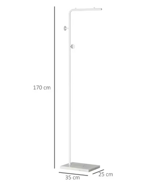 Vrijstaande Kapstok met Marmeren Voet – Minimalistisch en Stabiel