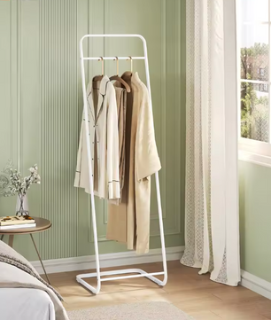 Metalen L-Vormige Kapstok – Ruimtebesparend Vrijstaand Kledingrek