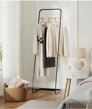 Metalen L-Vormige Kapstok – Ruimtebesparend Vrijstaand Kledingrek