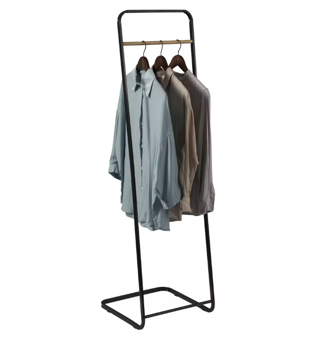 Metalen L-Vormige Kapstok – Ruimtebesparend Vrijstaand Kledingrek