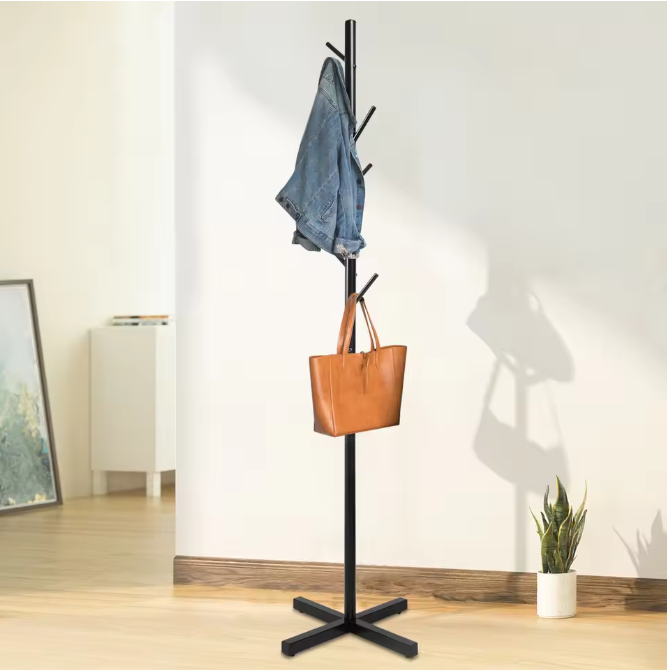 Vrijstaande Kapstok met 7 Haken – Moderne Stijl en Ruimtebesparend Ontwerp