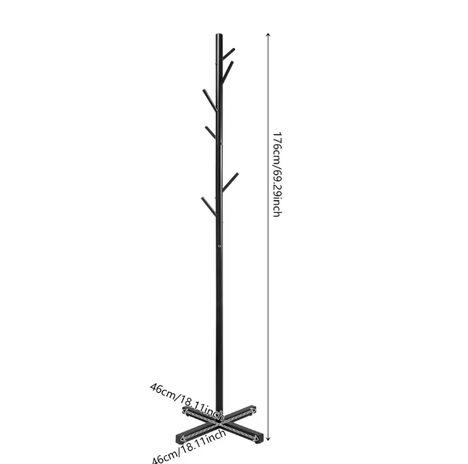 Vrijstaande Kapstok met 7 Haken – Moderne Stijl en Ruimtebesparend Ontwerp