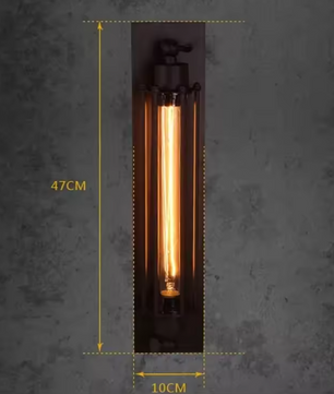 Retro Vintage Wandlamp – Industriële LED E27 Binnenverlichting