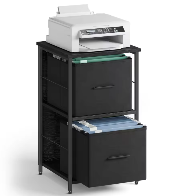 Archiefkast met 2 Lades – Printstandaard en Opbergkast voor Thuiskantoor