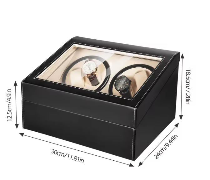 Automatische Watch Winder – 4+6 Horlogedoos van PU-leer