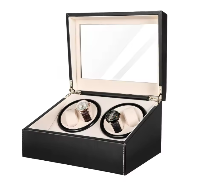 Automatische Watch Winder – 4+6 Horlogedoos van PU-leer