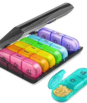 Pillendoos 7 Dagen – 21-Vaks Weekorganizer voor Medicatie en Vitaminen