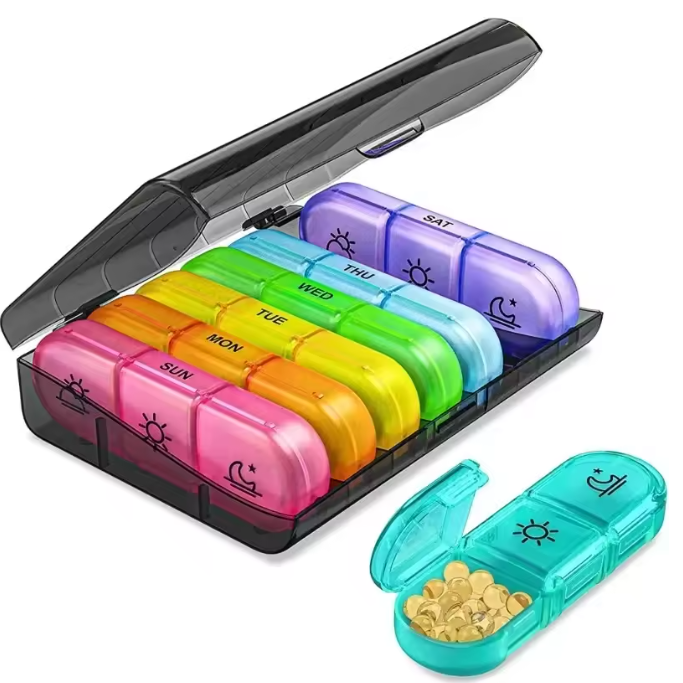 Pillendoos 7 Dagen – 21-Vaks Weekorganizer voor Medicatie en Vitaminen