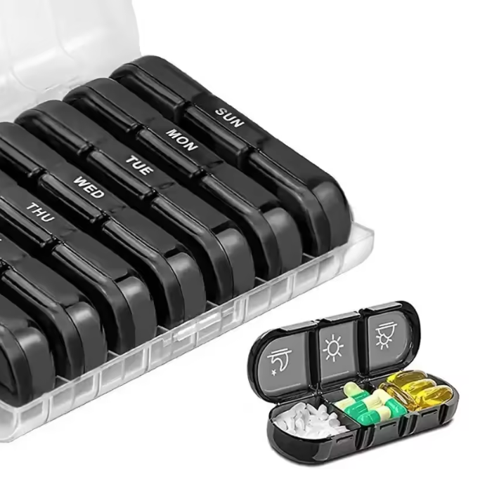 Pillendoos 7 Dagen – 21-Vaks Weekorganizer voor Medicatie en Vitaminen