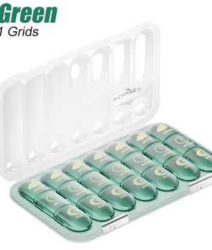 Wekelijkse Pillendoos Organizer – 21/28 Compartimenten voor Dagelijks Medicijngebruik